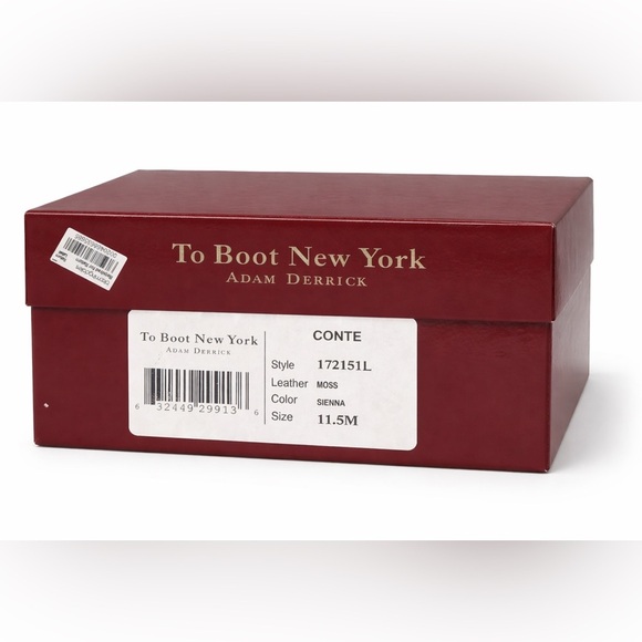 To Boot New York Conte Suede Chukka Boots Mens 11.5 Brown Italian Made main image 4